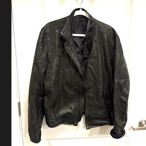 Elie Tahari, 100% genuine leather jacket, Men's L/XL